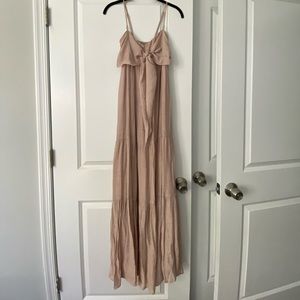 Morning Lavender Women’s Small Blush Boho Maxi Dress Ethereal Fairy Beachy